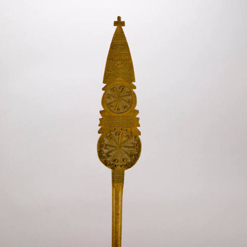 Carved Distaff