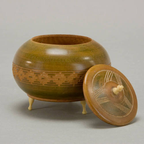 Mexican carved container