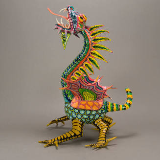 Alebrije, Green and Yellow Dragon