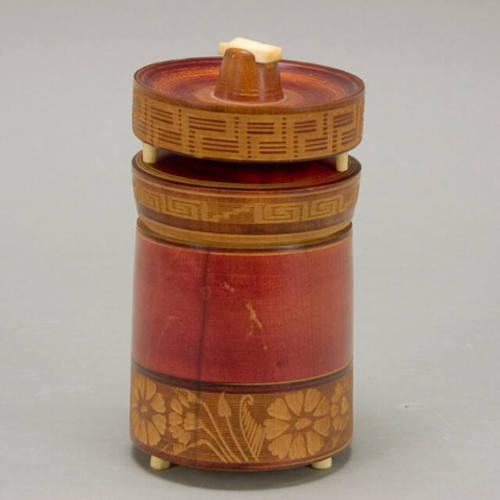 Mexicn carved container
