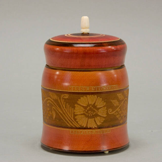 Mexican carved container