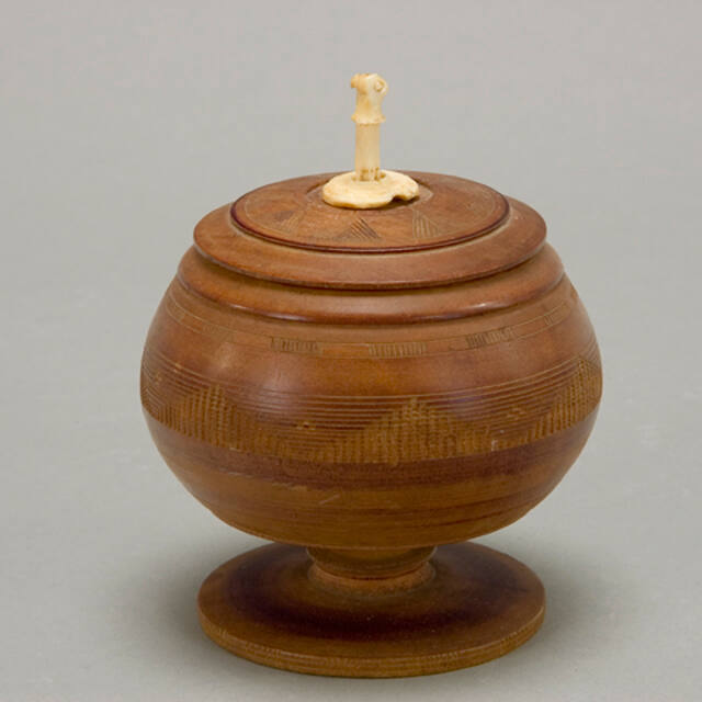 Mexican carved container