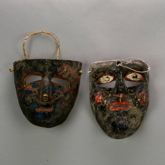 Pescador Mask and Tlacolero Mask