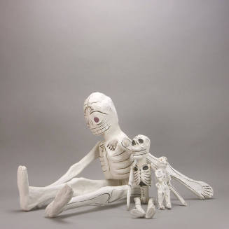 Set of Three Skeleton Dolls