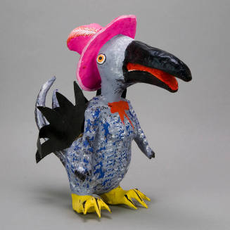 Judas Figure, Bird with Pink Hat