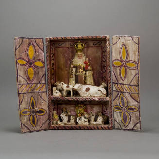 Retablo, Virgin of Carmen