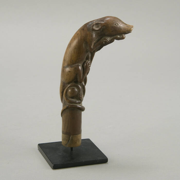 Carved Wood Handle