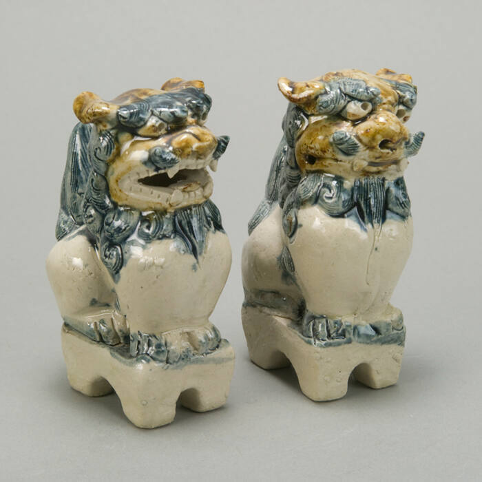 Pair of Shishi (lion-dogs)