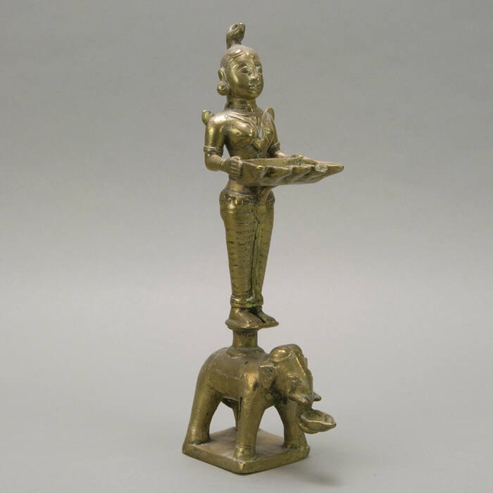 Lakshmi oil lamp