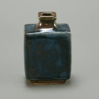 Blue Rectangular Vase