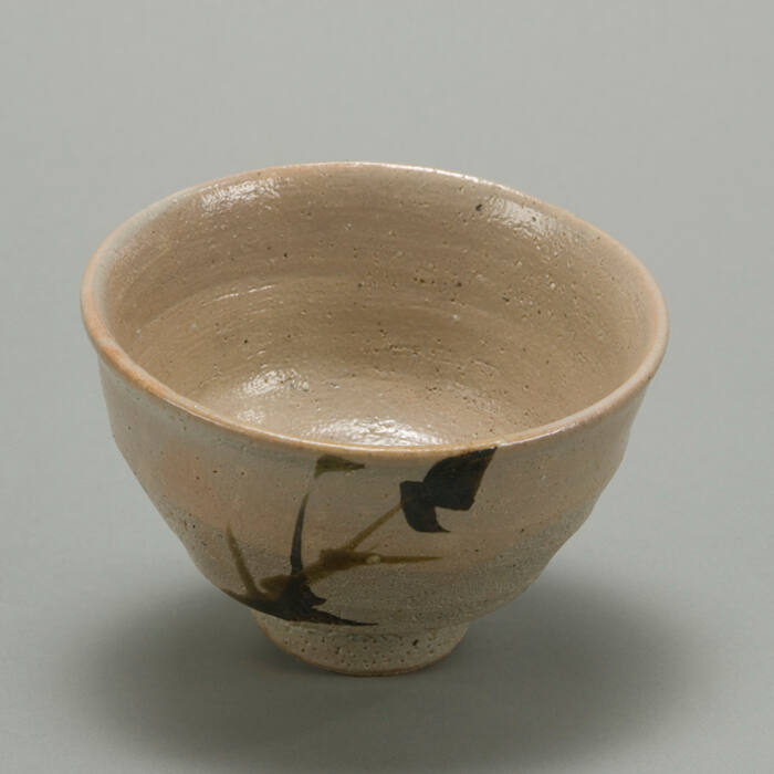 Tea Bowl with wild grass design