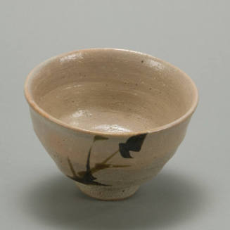Tea Bowl with wild grass design