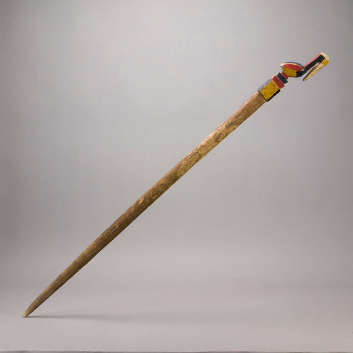 Staff, bird figure