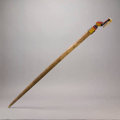 Staff, bird figure