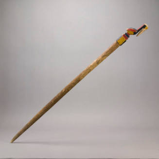 Staff, bird figure
