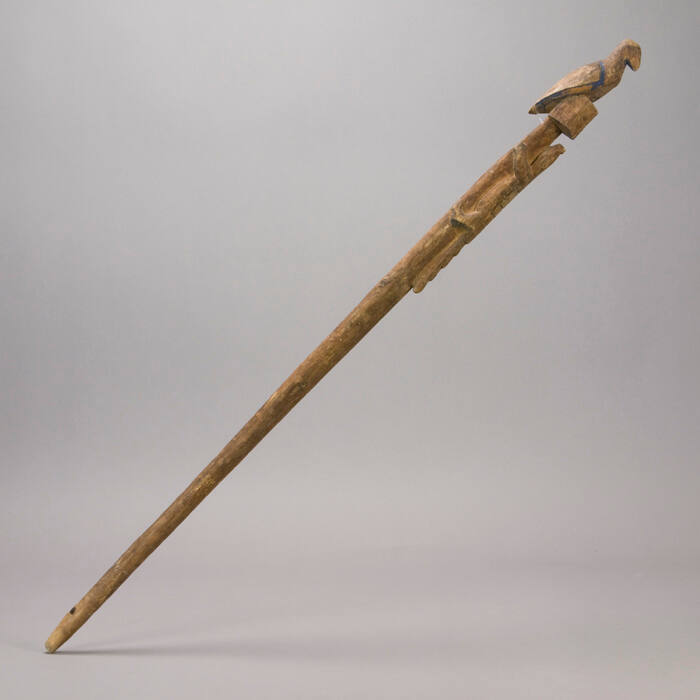 Staff, bird figure