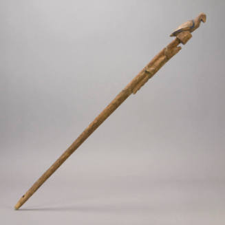 Staff, bird figure