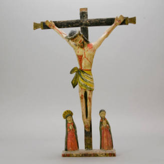 Crucifixion with mourning figures