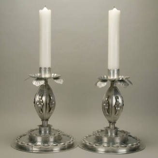 Pair of candle holders