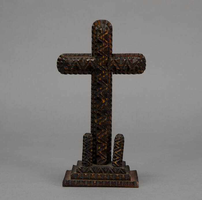 Tramp art cross