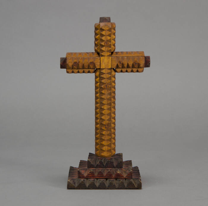 Tramp art cross