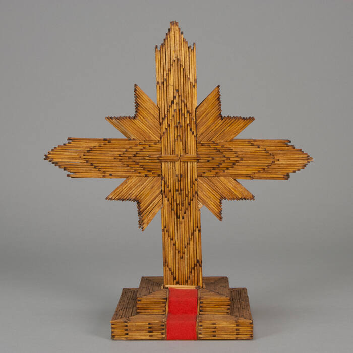 Match stick cross