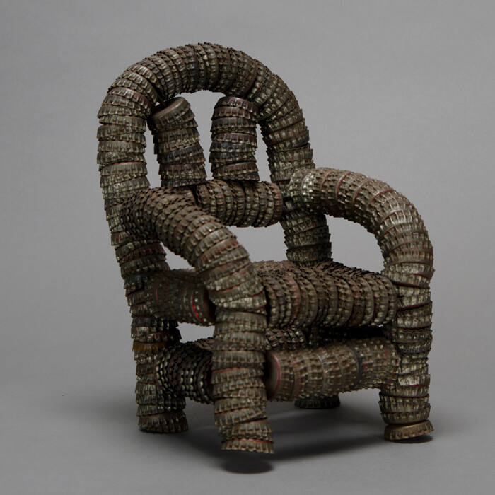 Bottle cap chair