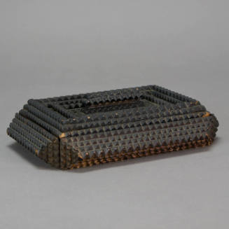 Tramp art lidded box