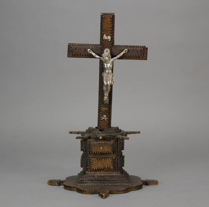 Tramp art cross