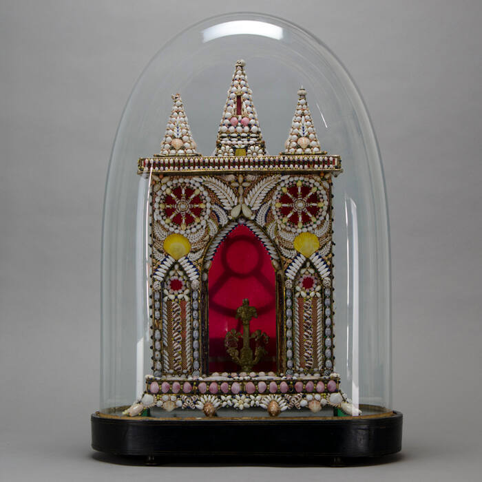 Church shrine under dome