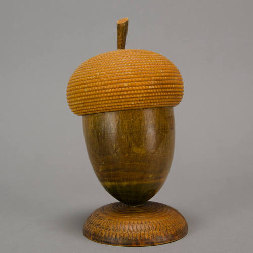 Acorn shaped container