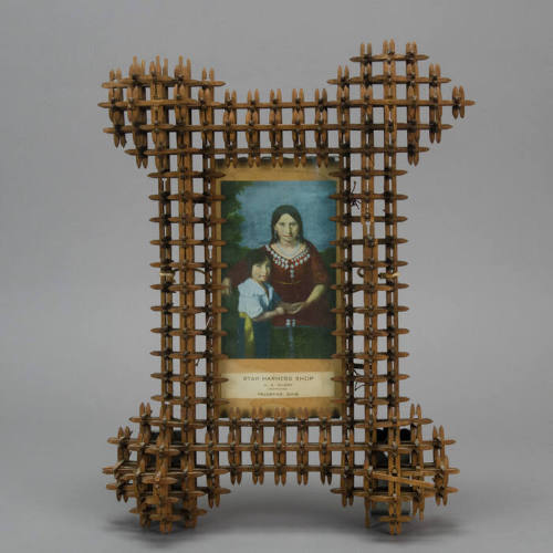 Crown of thorns frame with Indian photo