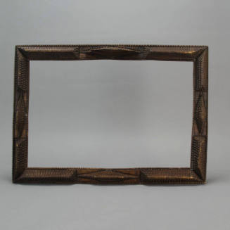 Tramp art frame