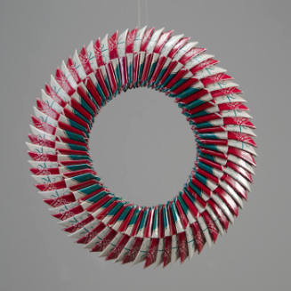 Gum wrapper wreath