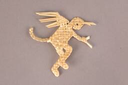 Winged Dancing Figure (Devil?)