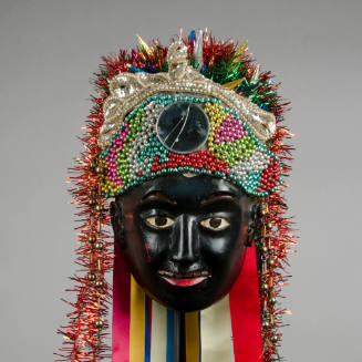Negrito Mask for Dance of the Negritos (Winter Dances)