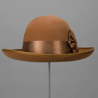 Woman's brown felt hat