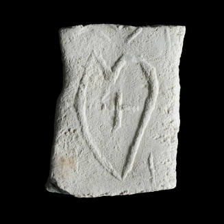 Sacred clay tablet with heart