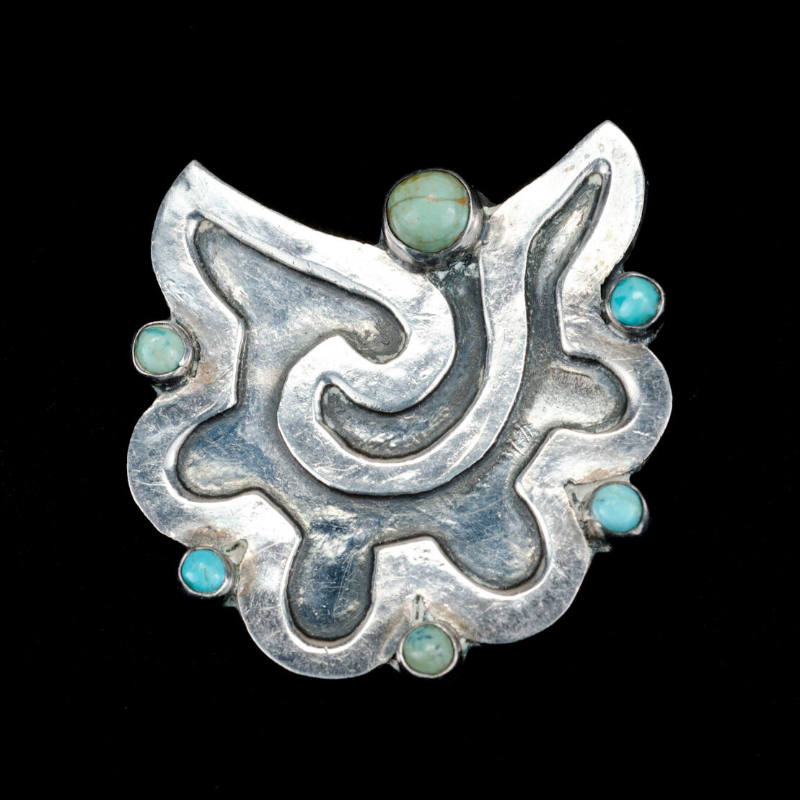 Abstract design brooch