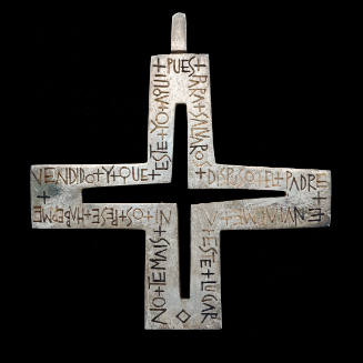 Cross, pendant, incribed equal-armed cross