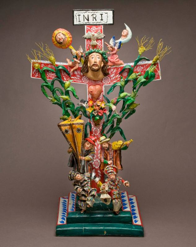 Cross with Festival Scene