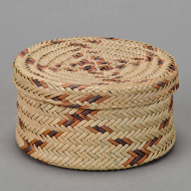 Twill weave basket