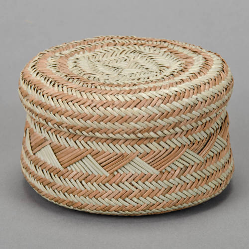 Twill weave basket