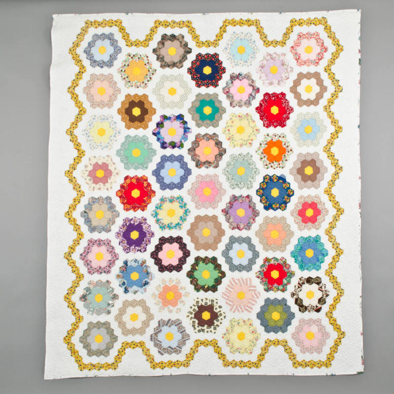 Grandmother's Flower Garden Quilt