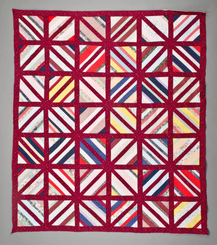 String Squares Quilt Top