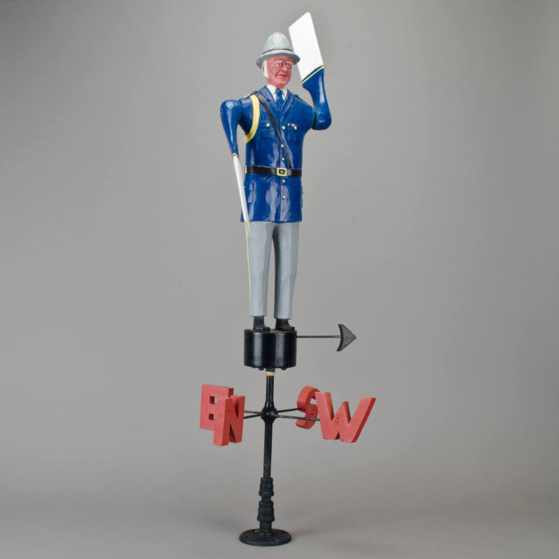 Policeman whirligig