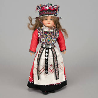 Hardanger wedding procession doll set - bride