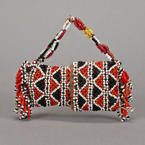 Beaded pouch