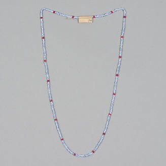 Santeria ritual necklace for Babalu Aye or Chango