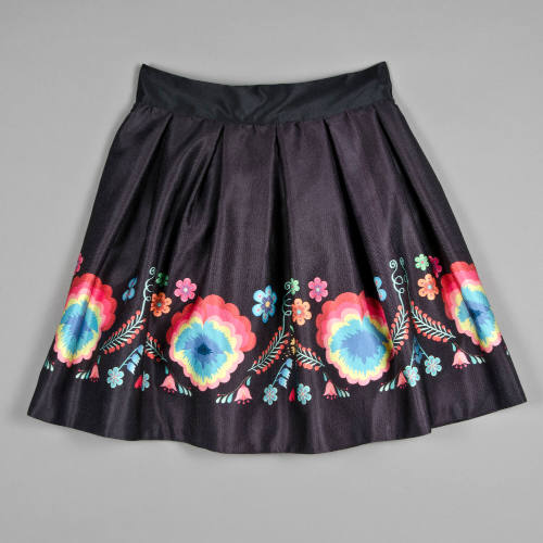 Pollera Wanka Negro (Black Huancayo skirt)